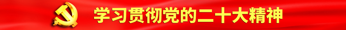 黄色片逼逼鸡巴认真学习贯彻落实党的二十大会议精神